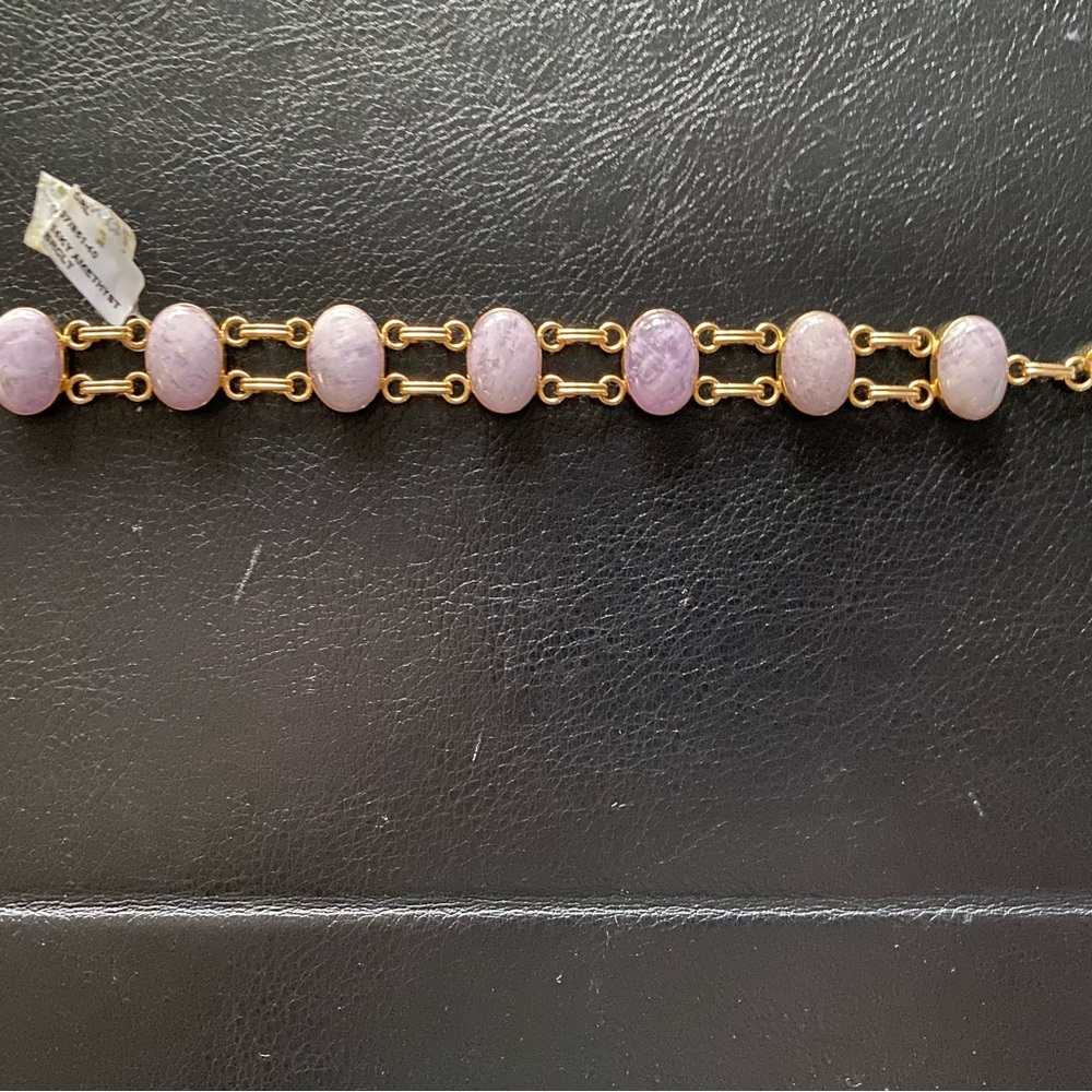 NWT Beautiful 14 Kt Amethyst
Bracelet
